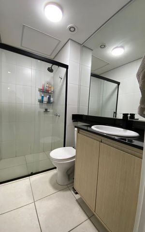 Apartamento à venda com 41m², 2 quartos e 1 vaga Apartamento à venda com 41m², 2 quartos e 1 vagaBanheiro