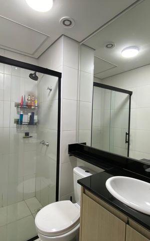 Apartamento à venda com 41m², 2 quartos e 1 vaga Apartamento à venda com 41m², 2 quartos e 1 vagaBanheiro