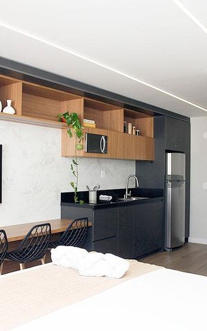 Studio à venda com 28m², 1 quarto e sem vagaStudio - Sala / Quarto