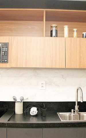 Studio à venda com 28m², 1 quarto e sem vagaCozinha