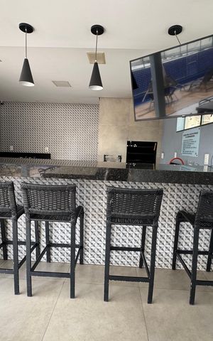 Casa de condomínio à venda com 96m², 2 quartos e 2 vagas Casa de condomínio à venda com 96m², 2 quartos e 2 vagasÁrea comum - Piscina