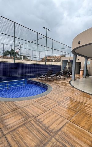 Casa de condomínio à venda com 96m², 2 quartos e 2 vagas Casa de condomínio à venda com 96m², 2 quartos e 2 vagasÁrea comum - Piscina