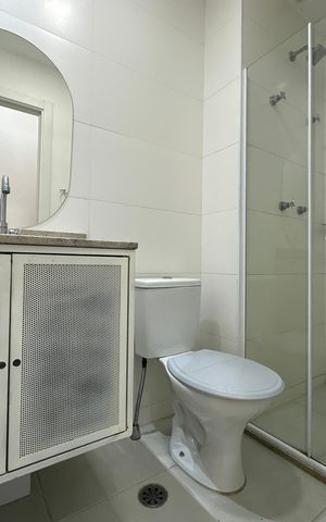Apartamento para alugar com 45m², 1 quarto e 1 vaga Apartamento para alugar com 45m², 1 quarto e 1 vagaBanheiro
