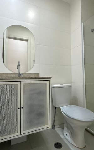Apartamento para alugar com 45m², 1 quarto e 1 vaga Apartamento para alugar com 45m², 1 quarto e 1 vagaBanheiro