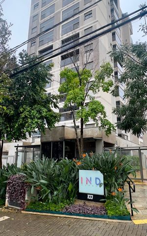 Apartamento para alugar com 40m², 1 quarto e 1 vaga Apartamento para alugar com 40m², 1 quarto e 1 vagaFachada