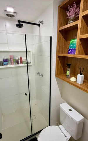Apartamento à venda com 52m², 2 quartos e 1 vaga Apartamento à venda com 52m², 2 quartos e 1 vagaBanheiro