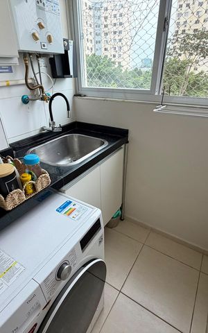 Apartamento à venda com 52m², 2 quartos e 1 vaga Apartamento à venda com 52m², 2 quartos e 1 vagaÁrea de serviço