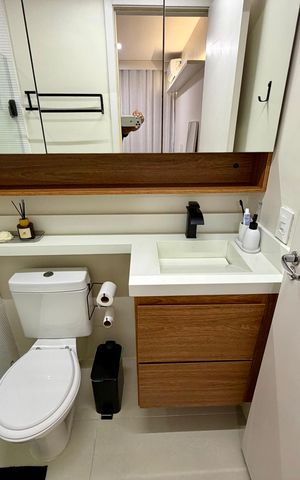 Apartamento à venda com 52m², 2 quartos e 1 vaga Apartamento à venda com 52m², 2 quartos e 1 vagaBanheiro