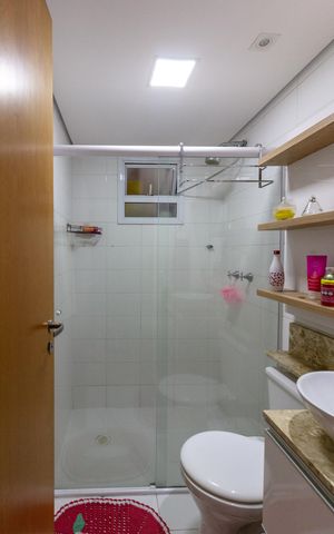 Apartamento à venda com 76m², 3 quartos e 1 vagaBanheiro social