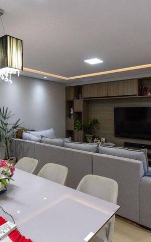 Apartamento à venda com 76m², 3 quartos e 1 vagaSala