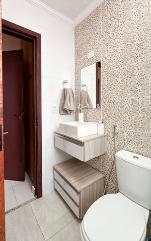 Apartamento à venda com 76m², 3 quartos e 1 vaga Apartamento à venda com 76m², 3 quartos e 1 vagaBanheiro da Suíte