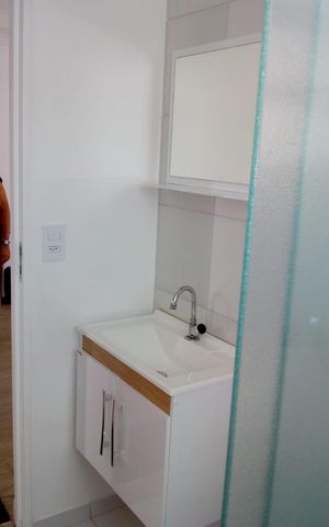 Apartamento para alugar com 48m², 2 quartos e 1 vaga Apartamento para alugar com 48m², 2 quartos e 1 vagaBanheiro