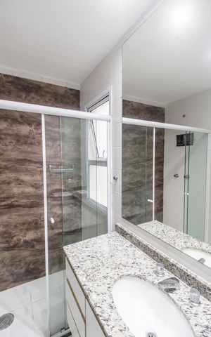 Apartamento para alugar com 158m², 1 quarto e 3 vagas Apartamento para alugar com 158m², 1 quarto e 3 vagasBanheiro da Suíte