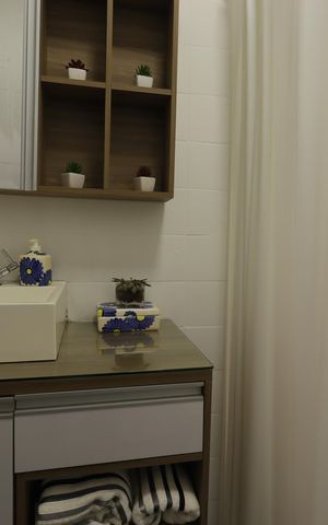 Casa à venda com 162m², 2 quartos e 2 vagasBanheiro Social