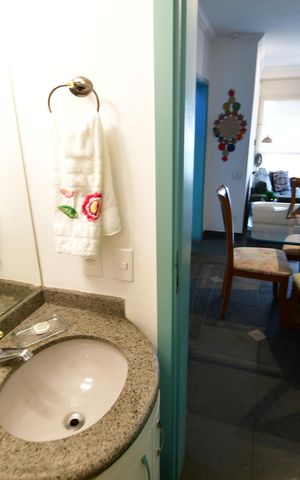 Apartamento à venda com 70m², 1 quarto e 1 vagaLavabo