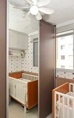 Apartamento à venda com 43m², 2 quartos e 1 vagaQuarto 2