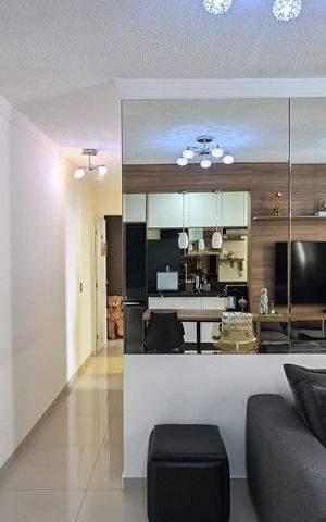 Apartamento à venda com 43m², 2 quartos e 1 vagaSala
