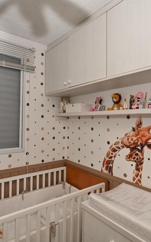 Apartamento à venda com 43m², 2 quartos e 1 vagaQuarto 2