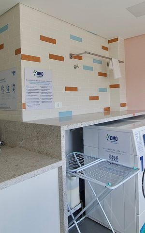 Apartamento para alugar com 26m², 1 quarto e sem vaga Apartamento para alugar com 26m², 1 quarto e sem vagaÁrea comum - Lavanderia