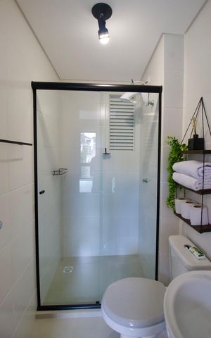 Apartamento para alugar com 26m², 1 quarto e sem vaga Apartamento para alugar com 26m², 1 quarto e sem vagaBanheiro
