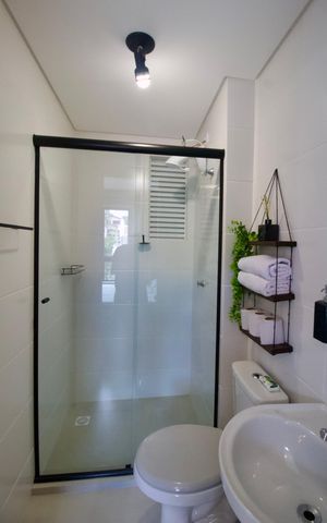 Apartamento para alugar com 26m², 1 quarto e sem vaga Apartamento para alugar com 26m², 1 quarto e sem vagaBanheiro