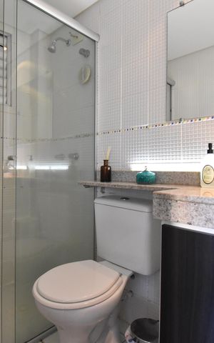 Apartamento à venda com 59m², 2 quartos e 1 vagaBanheiro 2