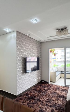 Apartamento à venda com 70m², 2 quartos e 2 vagas Apartamento à venda com 70m², 2 quartos e 2 vagasSala