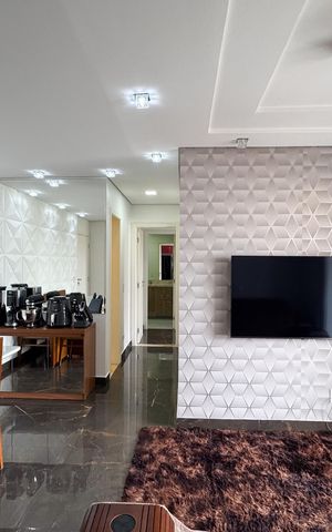 Apartamento à venda com 70m², 2 quartos e 2 vagas Apartamento à venda com 70m², 2 quartos e 2 vagasSala