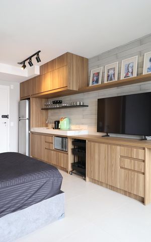 Studio para alugar com 28m², 1 quarto e sem vagaQuarto/Cozinha 