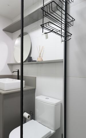 Studio para alugar com 28m², 1 quarto e sem vagaBanheiro 