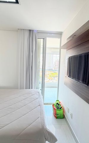 Studio à venda com 45m², 1 quarto e 1 vagaQuarto