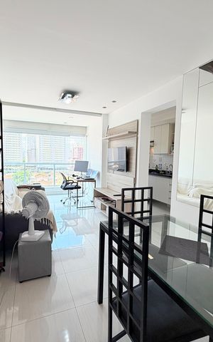 Studio à venda com 45m², 1 quarto e 1 vagaSala