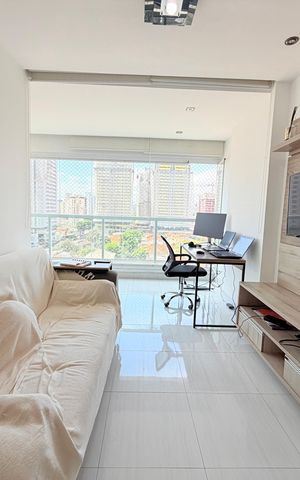 Studio à venda com 45m², 1 quarto e 1 vagaSala