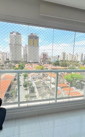 Studio à venda com 45m², 1 quarto e 1 vagaVaranda