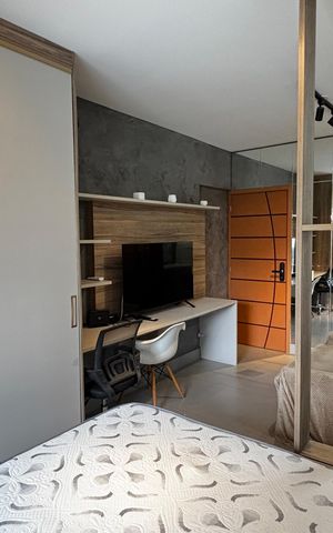 Studio para alugar com 30m², 1 quarto e 1 vaga Studio para alugar com 30m², 1 quarto e 1 vagaSala - Quarto