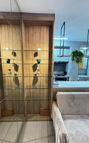 Studio para alugar com 30m², 1 quarto e 1 vaga Studio para alugar com 30m², 1 quarto e 1 vagaSala - Quarto