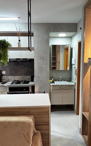 Studio para alugar com 30m², 1 quarto e 1 vaga Studio para alugar com 30m², 1 quarto e 1 vagaSala - Quarto