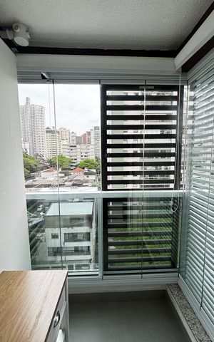 Studio para alugar com 30m², 1 quarto e 1 vaga Studio para alugar com 30m², 1 quarto e 1 vagaSala - Quarto - Varanda