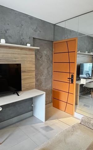 Studio para alugar com 30m², 1 quarto e 1 vaga Studio para alugar com 30m², 1 quarto e 1 vagaSala - Quarto