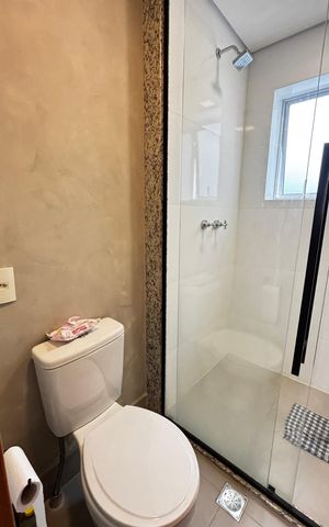 Studio para alugar com 30m², 1 quarto e 1 vaga Studio para alugar com 30m², 1 quarto e 1 vagaBanheiro