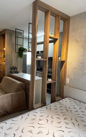 Studio para alugar com 30m², 1 quarto e 1 vaga Studio para alugar com 30m², 1 quarto e 1 vagaSala - Quarto