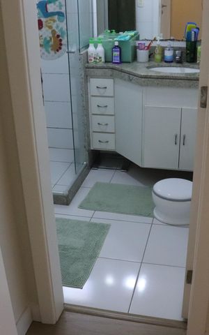 Apartamento para alugar com 110m², 3 quartos e 2 vagasBanheiro da Suíte