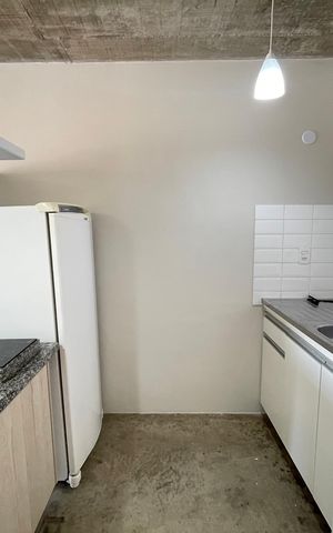 Studio para alugar com 35m², 1 quarto e 1 vaga Studio para alugar com 35m², 1 quarto e 1 vagaCozinha