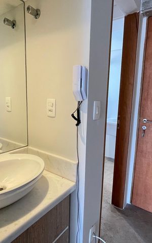 Studio para alugar com 35m², 1 quarto e 1 vaga Studio para alugar com 35m², 1 quarto e 1 vagaBanheiro