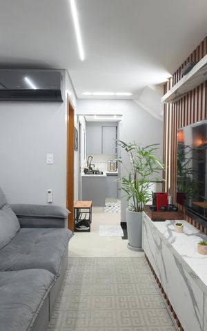 Casa à venda com 90m², 2 quartos e 2 vagasSala