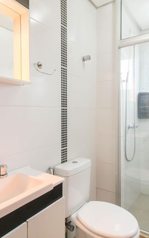 Apartamento para alugar com 100m², 3 quartos e 1 vagaBanheiro da Suíte