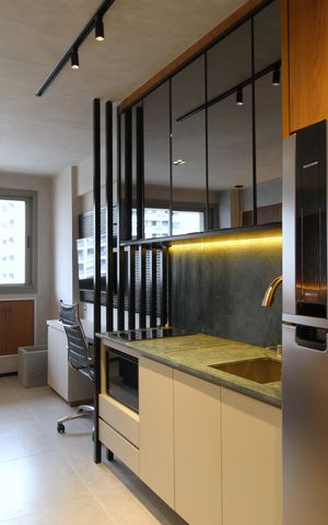 Studio à venda com 29m², 1 quarto e sem vagaCozinha