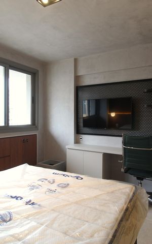 Studio à venda com 29m², 1 quarto e sem vagaSala/Quarto