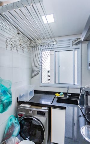 Apartamento à venda com 43m², 2 quartos e 1 vagaCozinha e Área de Serviço