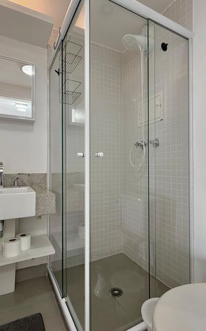 Studio à venda com 36m², 1 quarto e 1 vaga Studio à venda com 36m², 1 quarto e 1 vagaBanheiro